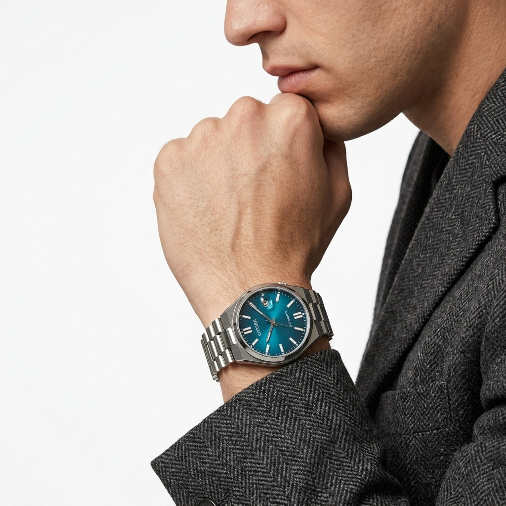 Citizen Tsuyosa Automatic 40mm Blue Dial Stainless Steel Watch – NJ0151-88X