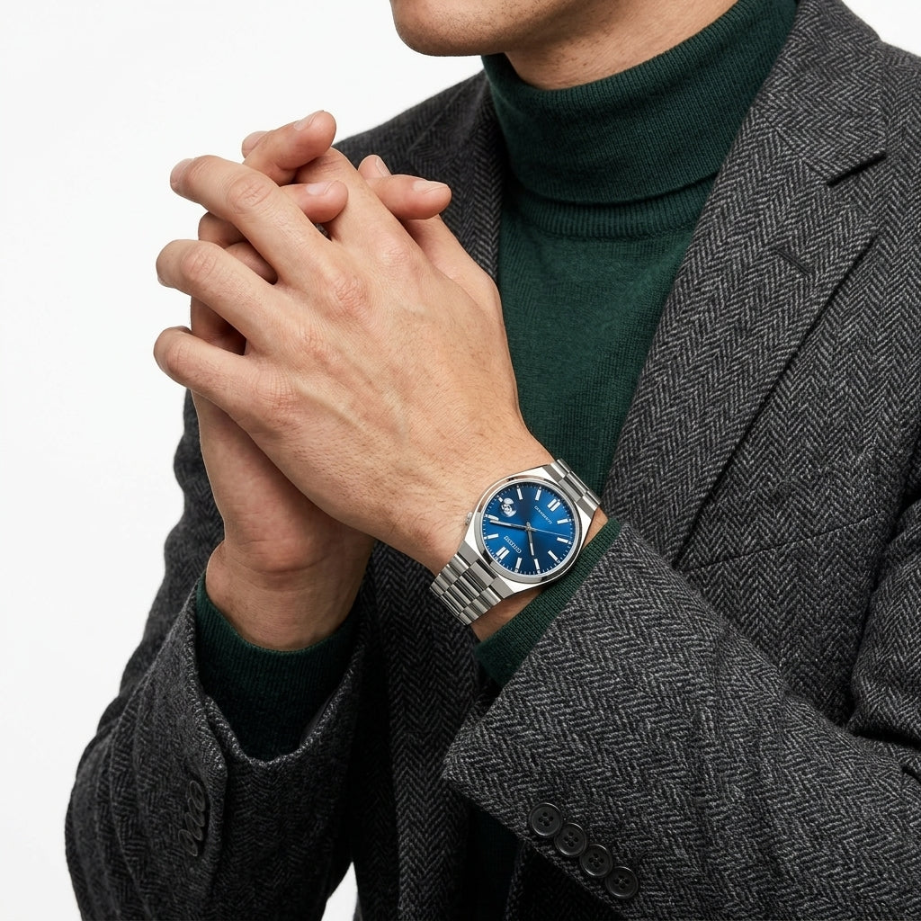 Citizen Tsuyosa Automatic 40mm Blue Dial Stainless Steel Watch – NJ0150-81L