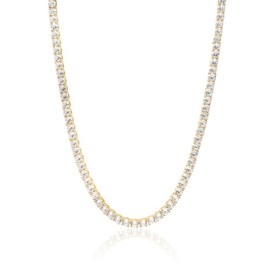 Big Daddy 3mm Diamond Gold Tennis Chain