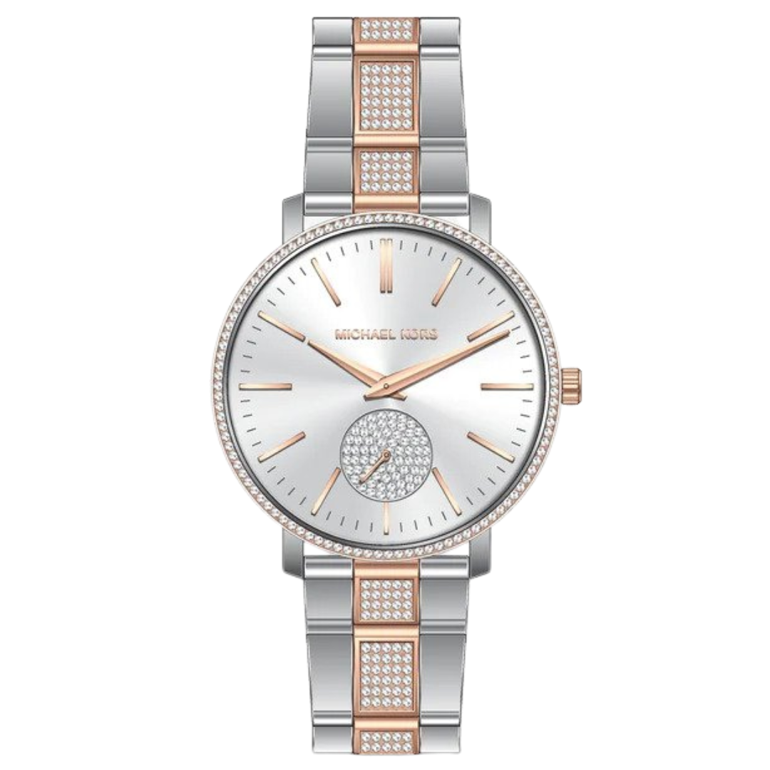 Michael Kors Two Tone Jaryn Pave Women's Watch MK3660