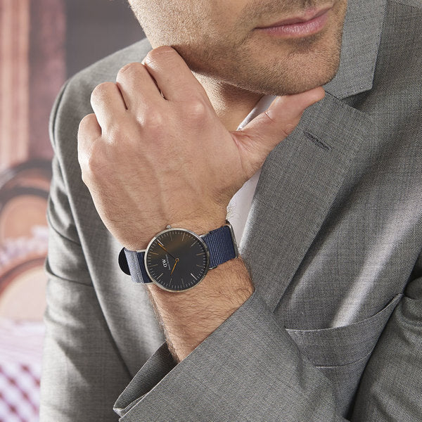 Daniel Wellington Bayswater 40mm Men's Silver Watch DW00100278