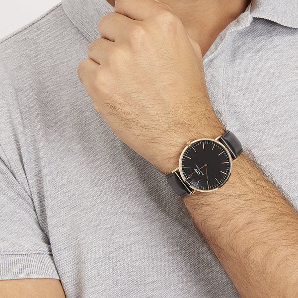 Daniel Wellington Sheffield 40mm Men's Gold Watch DW00100127