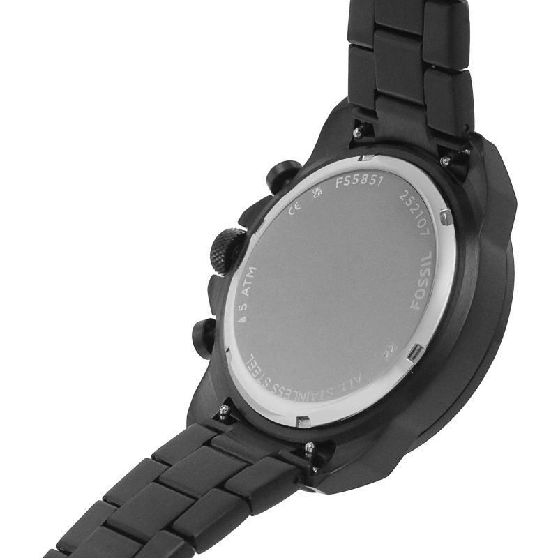Fossil Bronson Chronograph Quartz Black Dial Men's Watch FS5851