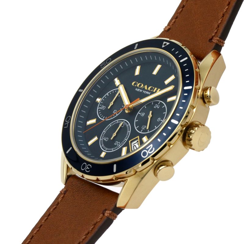 Coach Preston Navy Chronograph Men's Watch 14602513 - Dawson Watches #3