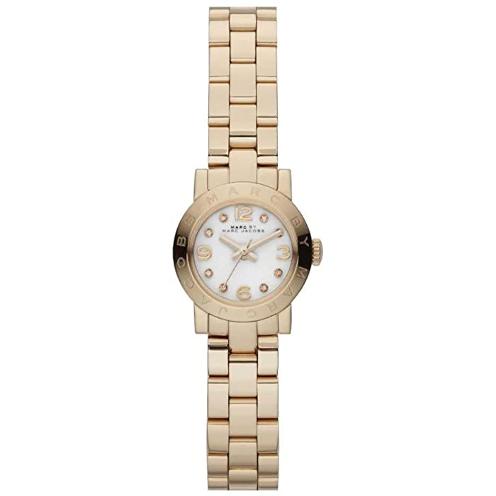 Marc By Marc Jacobs Amy Dinky White Dial Gold-tone Stainless Steel Ladies Watch MBM3226