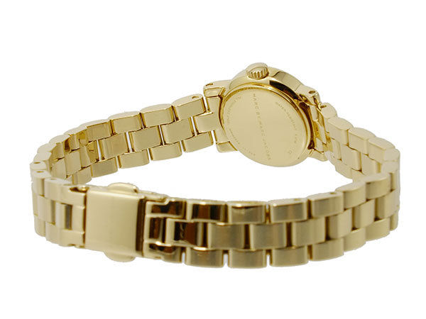 Marc By Marc Jacobs Amy Dinky White Dial Gold-tone Stainless Steel Ladies Watch MBM3226