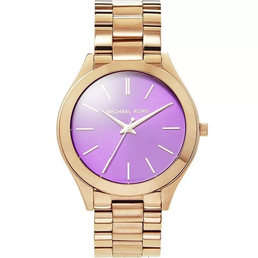 Michael Kors Slim Runway Rose Gold Ladies Watch MK3293