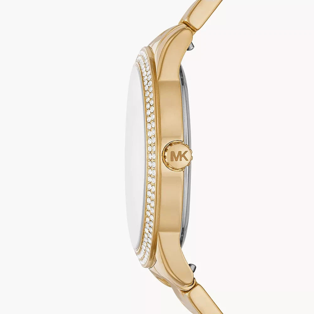 Michael Kors Tibby Multifunction Silver Sunray Dial Gold Women's Watch - MK6969