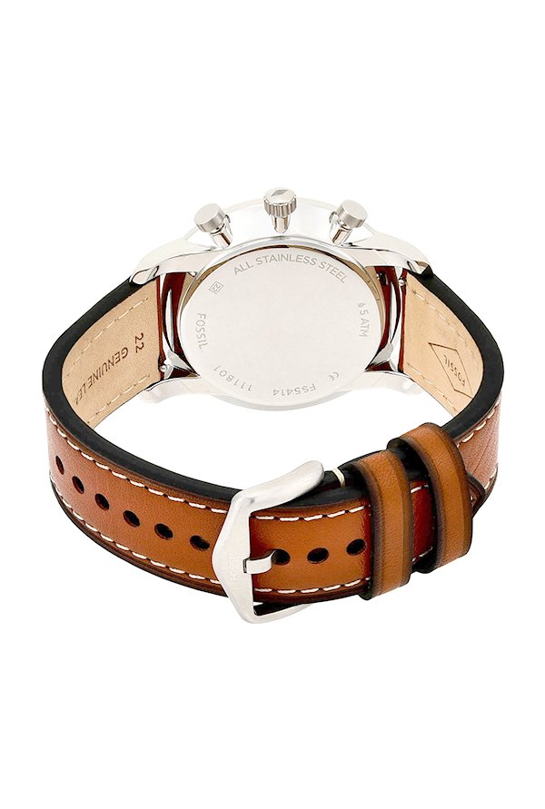 Goodwin Watch Chronograph Light Brown Leather Men's Watch FS5414 - Dawson Watches #3
