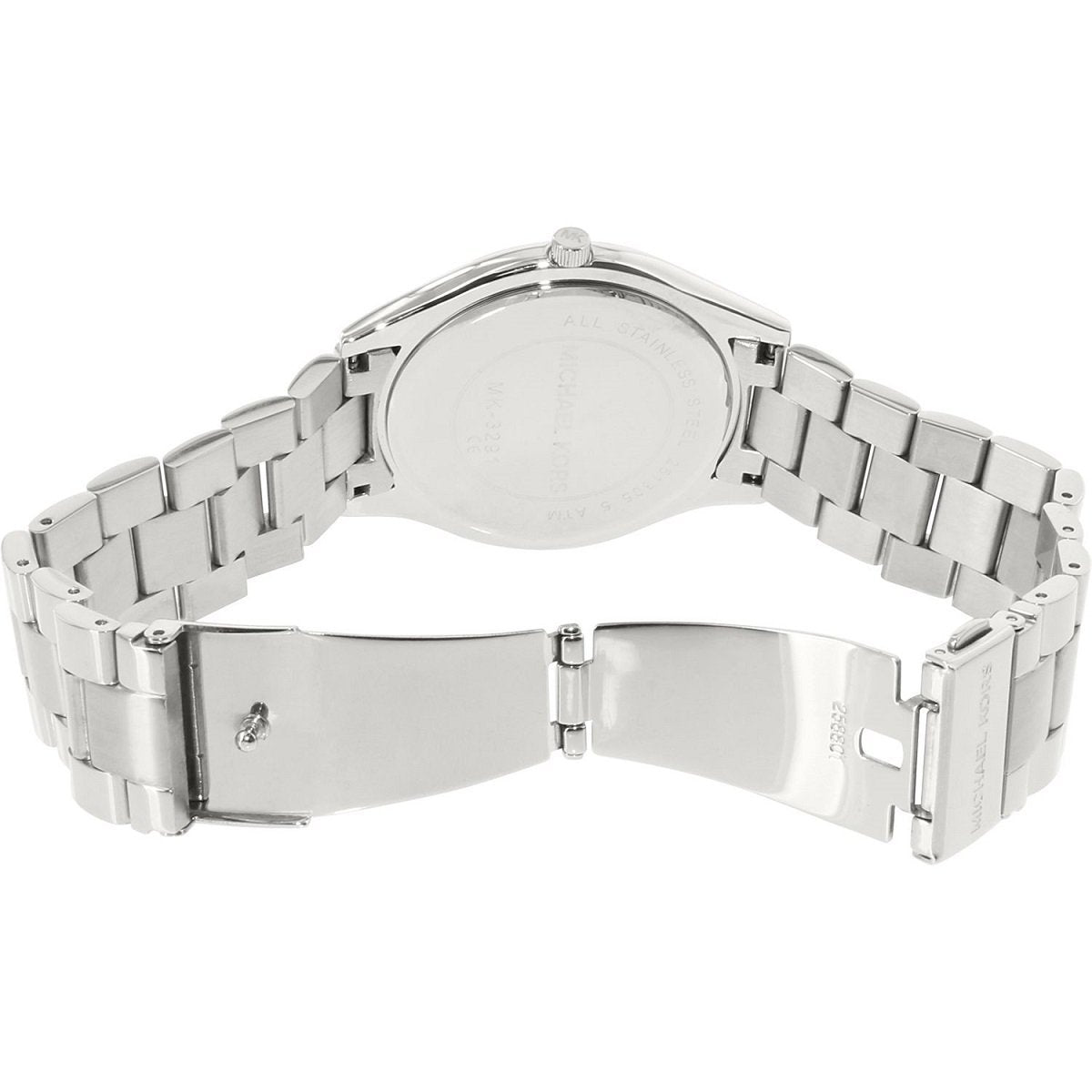 Michael Kors Silver Runway Purple Dial Women's Watch MK3291 - Dawson Watches #2