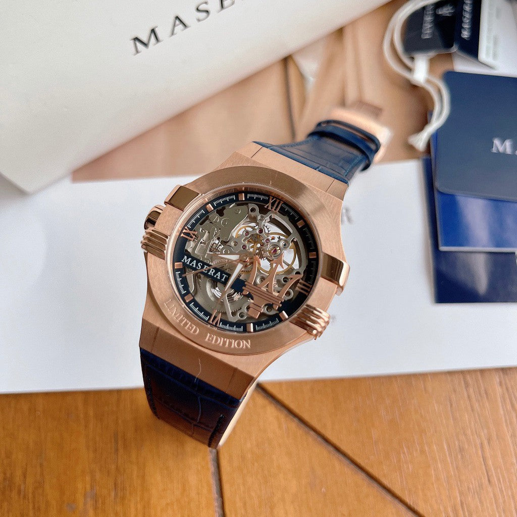 Maserati Watch Automatic Skeleton Rose-Gold Men's Watch R8821108022