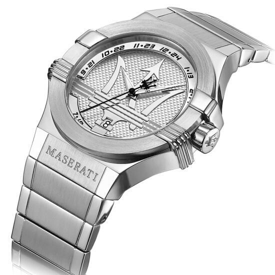 Maserati Potenza Silver Dial Men's Watch R8853108002