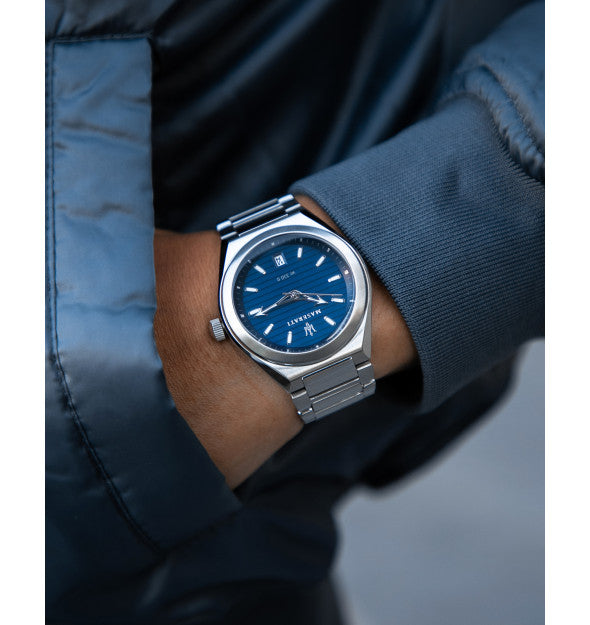 Maserati Triconic Quartz Blue Dial Men's Watch R8853139002