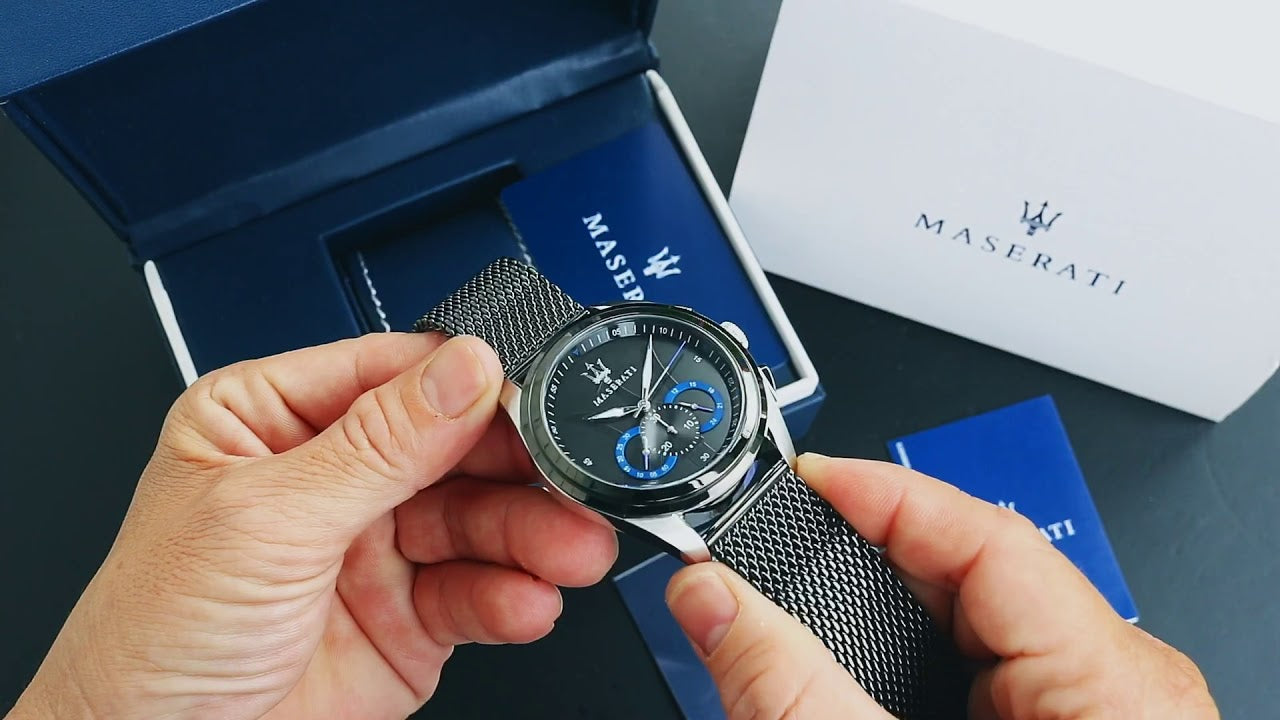 Maserati Traguardo Chronograph Black Dial Men's Watch R8873612006