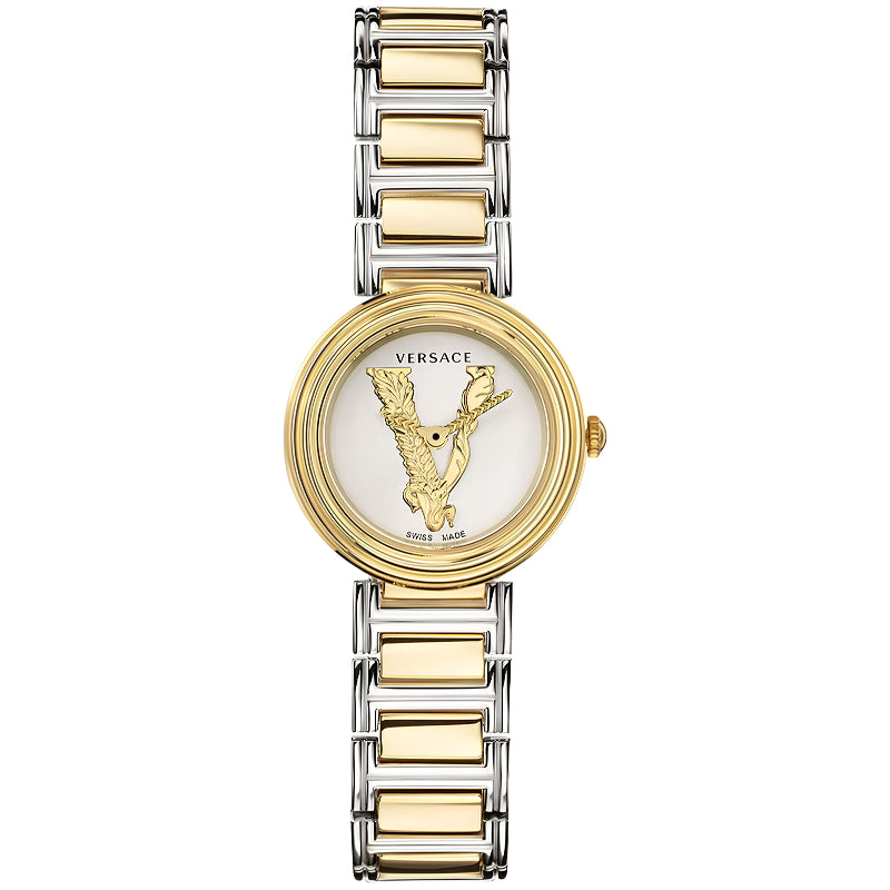 Versace Virtus Quartz Two-Tone Women's Watch - VET300721