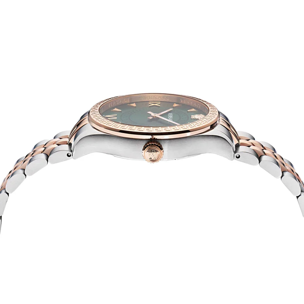 Versace Hellenyium Quartz Green Dial Women's Watch - VE2S00422