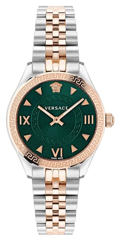 Versace Hellenyium Quartz Green Dial Women's Watch - VE2S00422