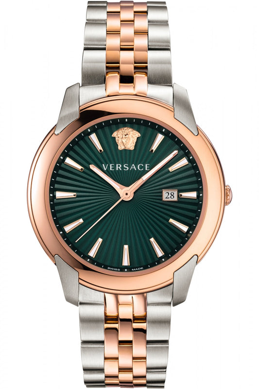 Versace V-Urban Green Dial Two-Tone Men's Watch  VELQ00619 - Dawson Watches