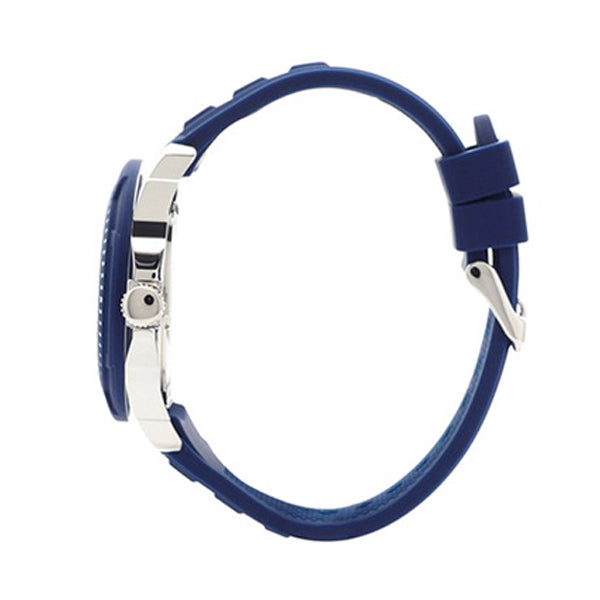 Guess Trade Blue Dial Blue Silicone Strap Men's Watch W0967G2 - Kiwi Watches #2