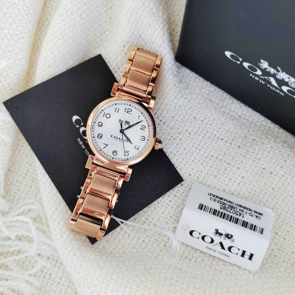 Coach Madison Rose Gold Stainless Steel Women's Watch 14502395