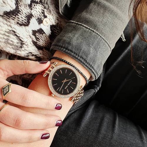 Michael Kors Darci Crystal Paved Rose Gold Ladies Watch MK3402