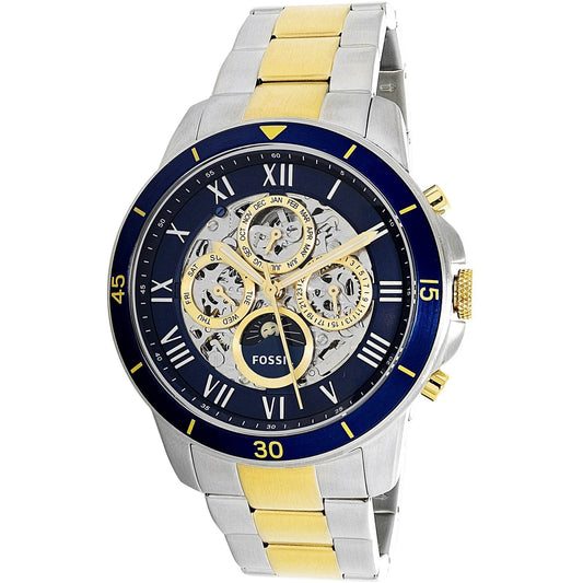 Fossil Grant Silver Stainless-Steel Automatic Men's Watch  ME3141 - Dawson Watches