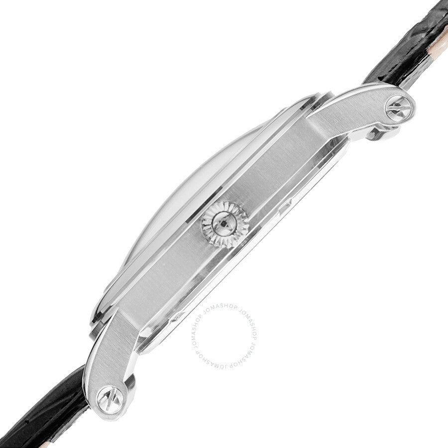 Akribos Cream Dial Black Leather Men's Watch AK632SSW - Dawson Watches #4