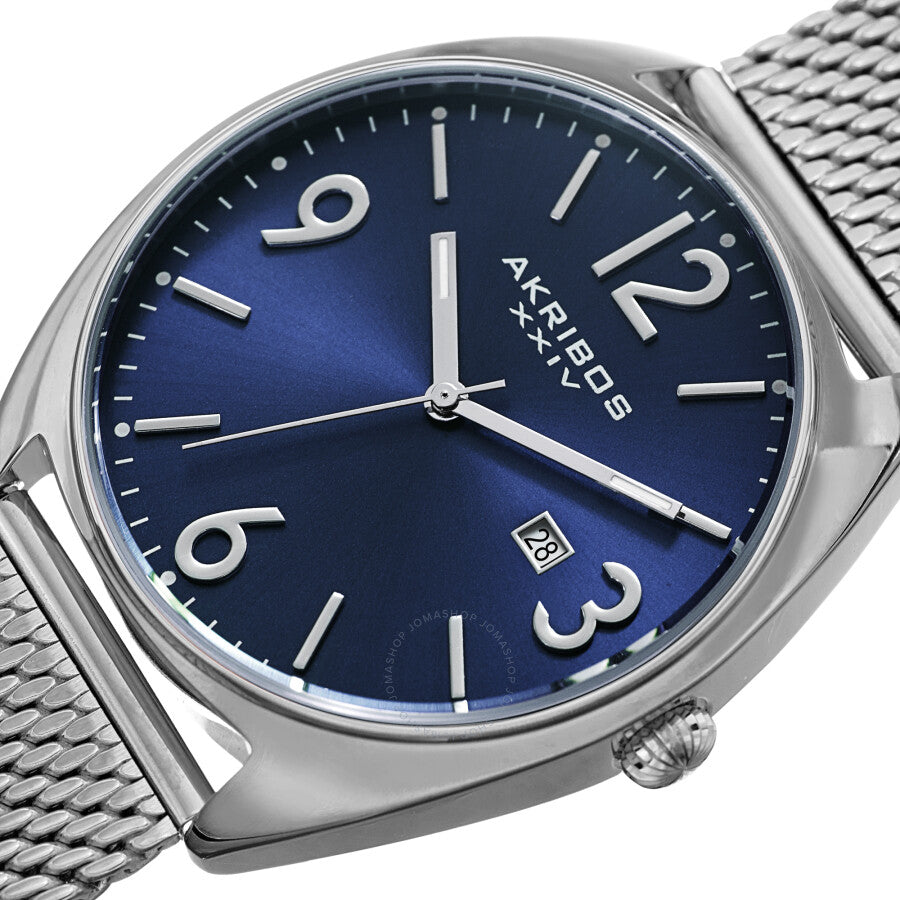 Akribos XXIV Quartz Blue Dial Men's Watch AK1026BU - The Watches Men & Co #2