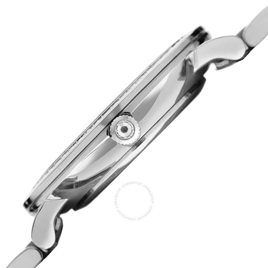Akribos XXIV Quartz Crystal White Dial Ladies Watch AK1036SS - The Watches Men & Co #3