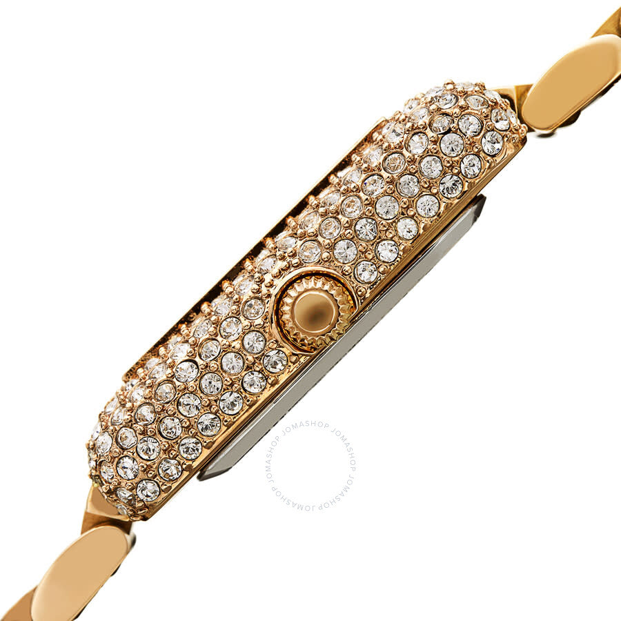 Akribos XXIV Quartz White Dial Yellow Gold-tone Ladies Watch AK1108YG - The Watches Men & Co #3