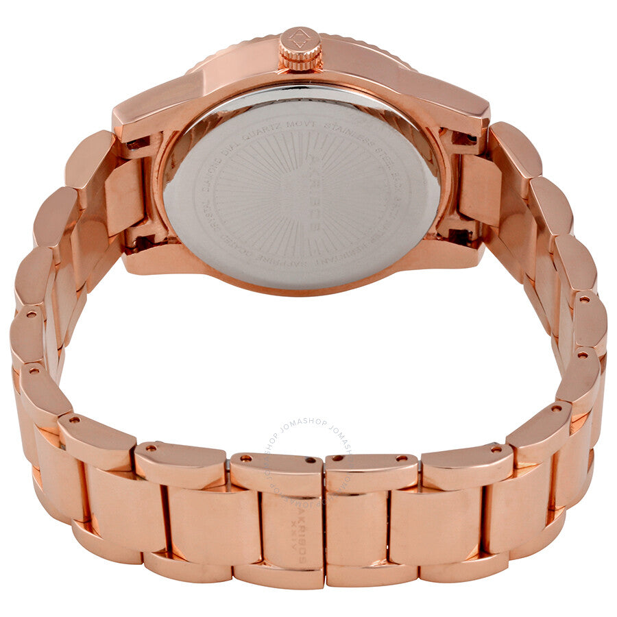 Akribos XXIV Rose Dial Rose Gold-tone Ladies Watch AK965RG - The Watches Men & Co #3