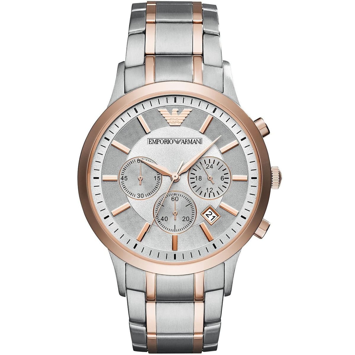 Emporio Armani Chronograph Quartz Grey Dial Watch AR11077