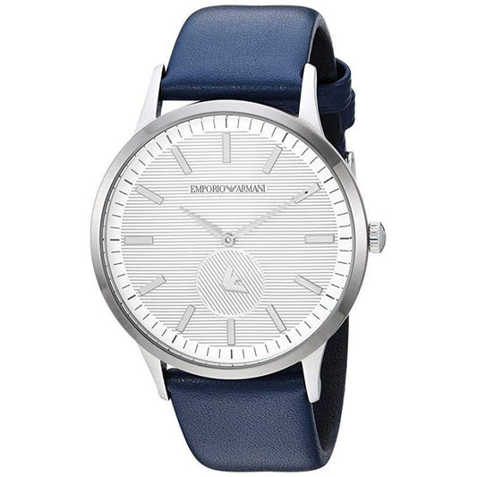 Emporio Armani Renato Blue Leather Men's Watch  AR11119 - Dawson Watches