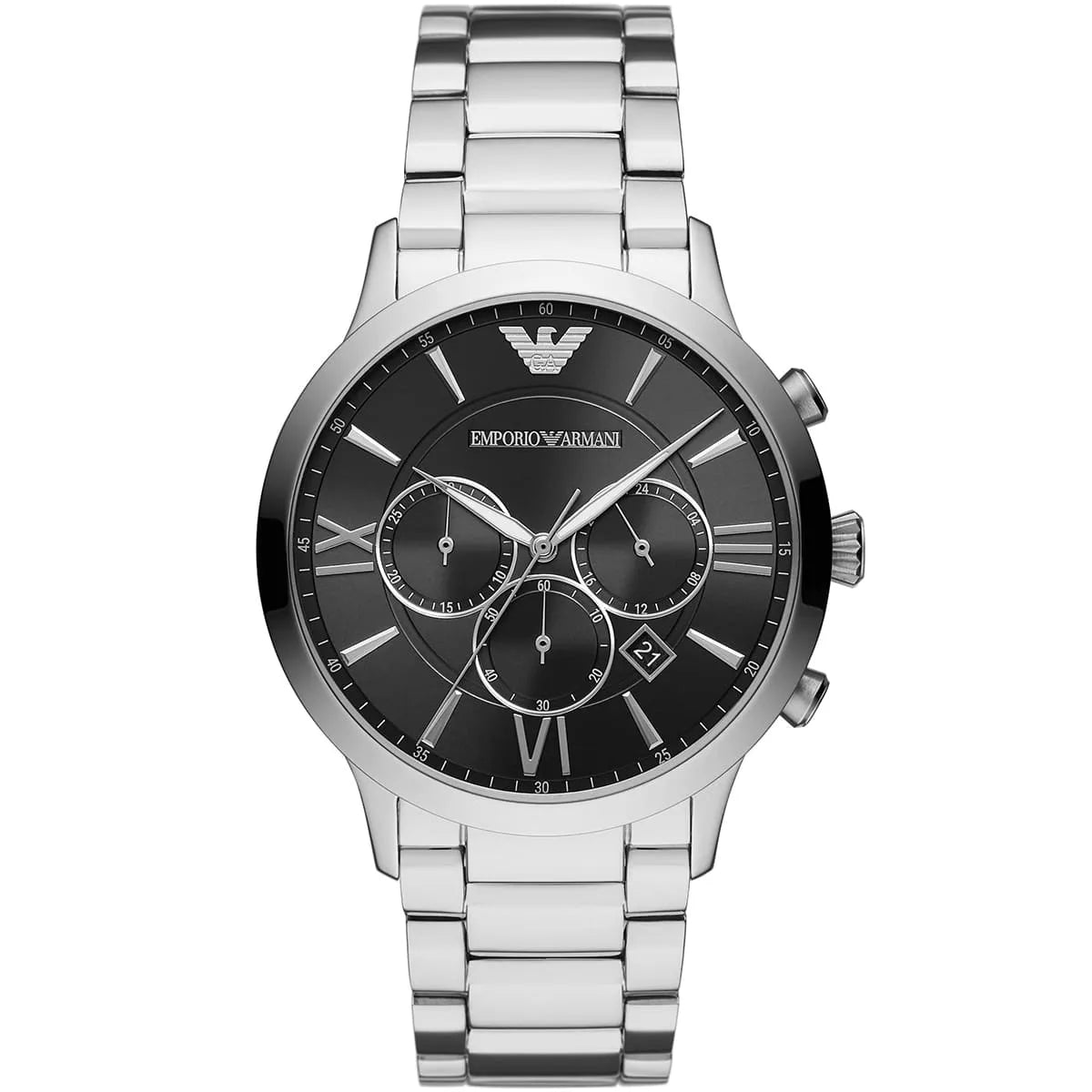 Emporio Armani Giovanni Chronograph Quartz Black Dial Watch AR11208
