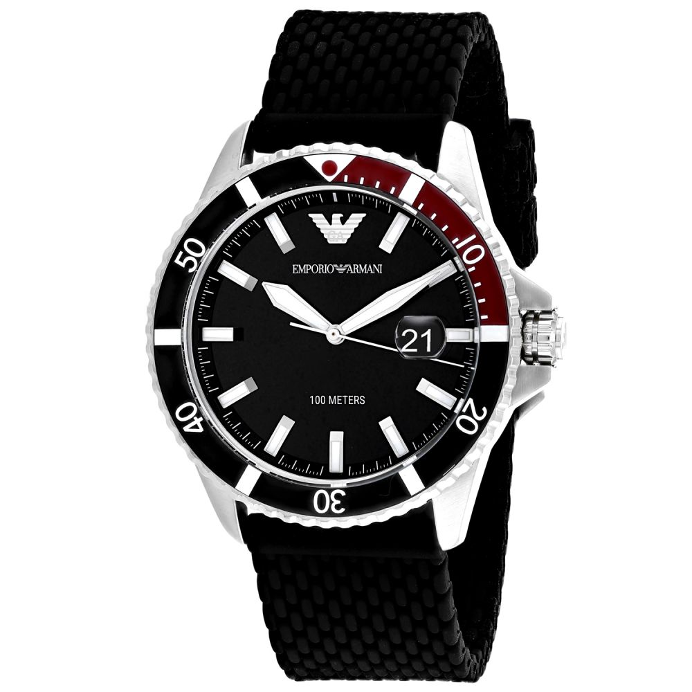 Emporio Armani Diver Black Dial Men's Watch AR11341