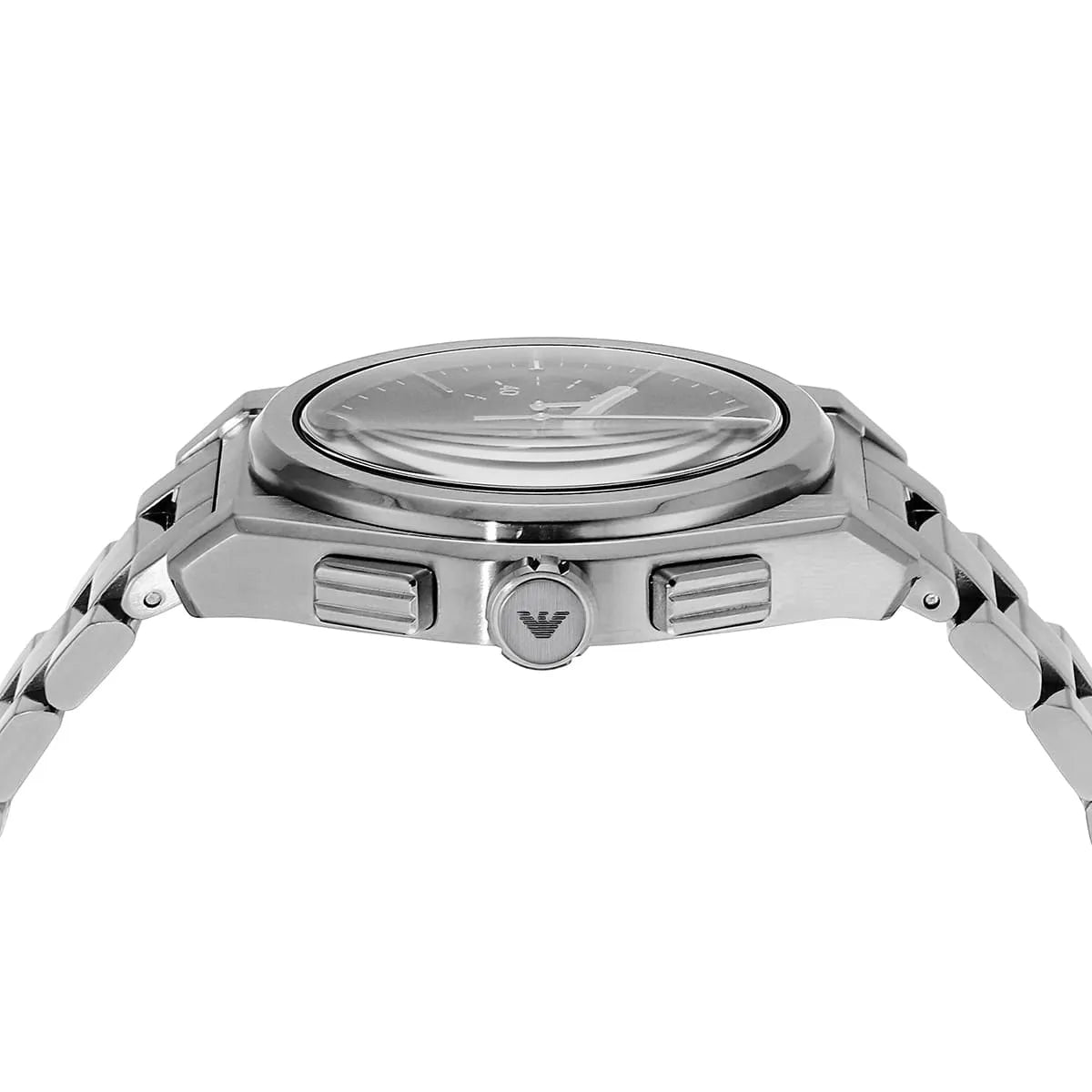 Emporio Armani Federico Chronograph Black Dial Silver Watch - AR11560