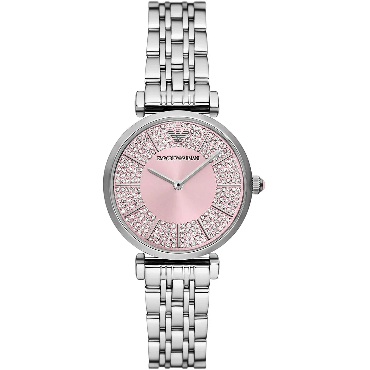 Emporio Armani Gianni T-Bar 32mm Women's Watch - Pink AR11686