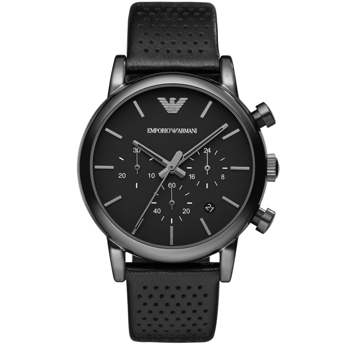 Emporio Armani Classic Chronograph Black Dial Watch AR1737