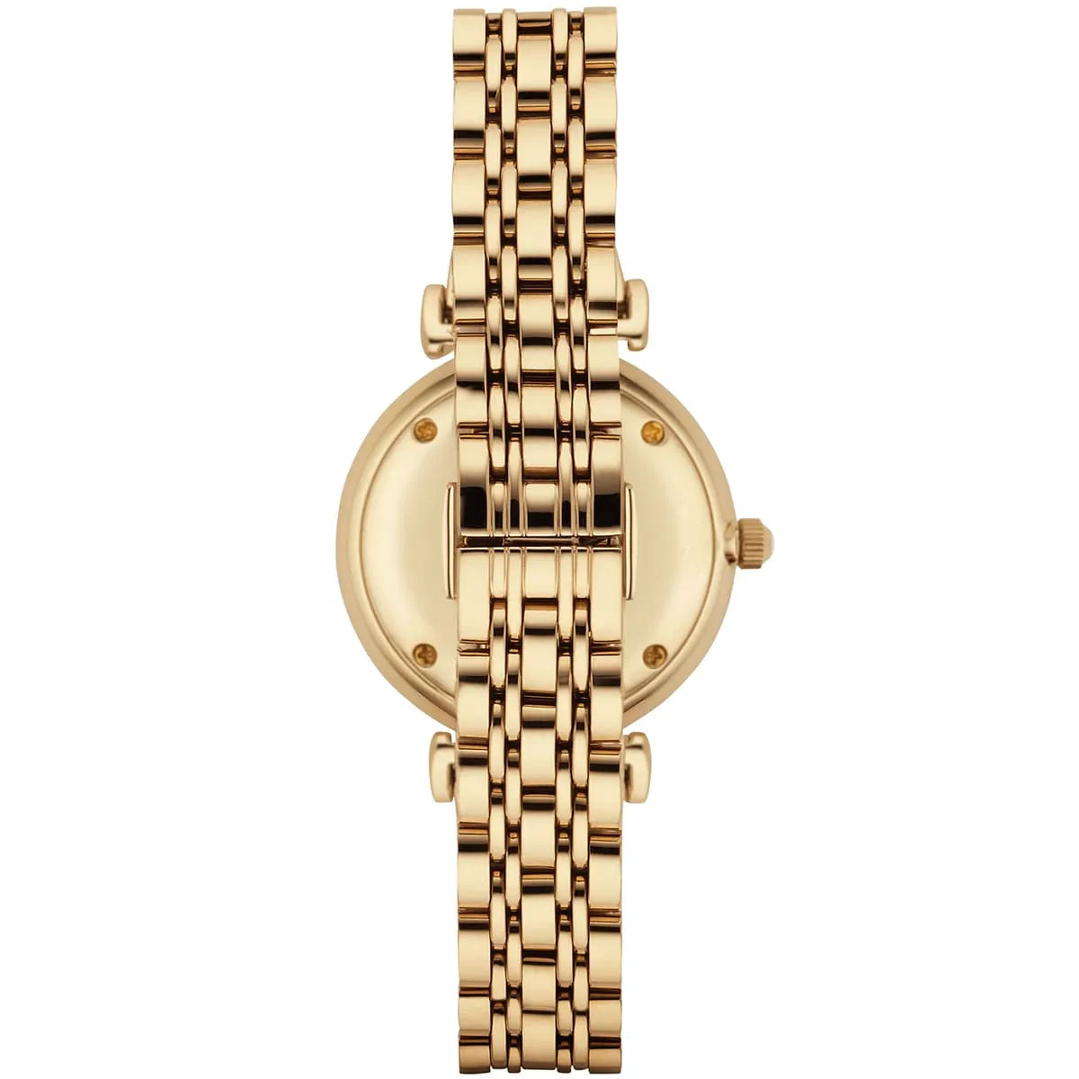 Emporio Armani Classic Silver Dial Gold-tone Women's Watch - AR1877