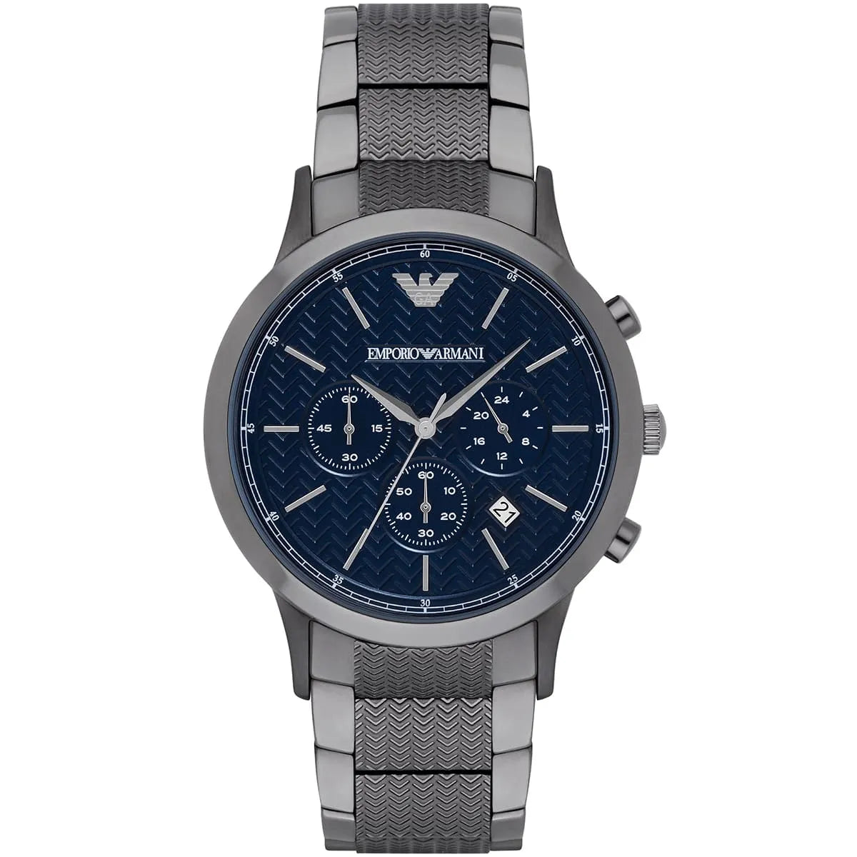 Emporio Armani Renato Chronograph Gunmetal Ion-Plated Watch - AR2505