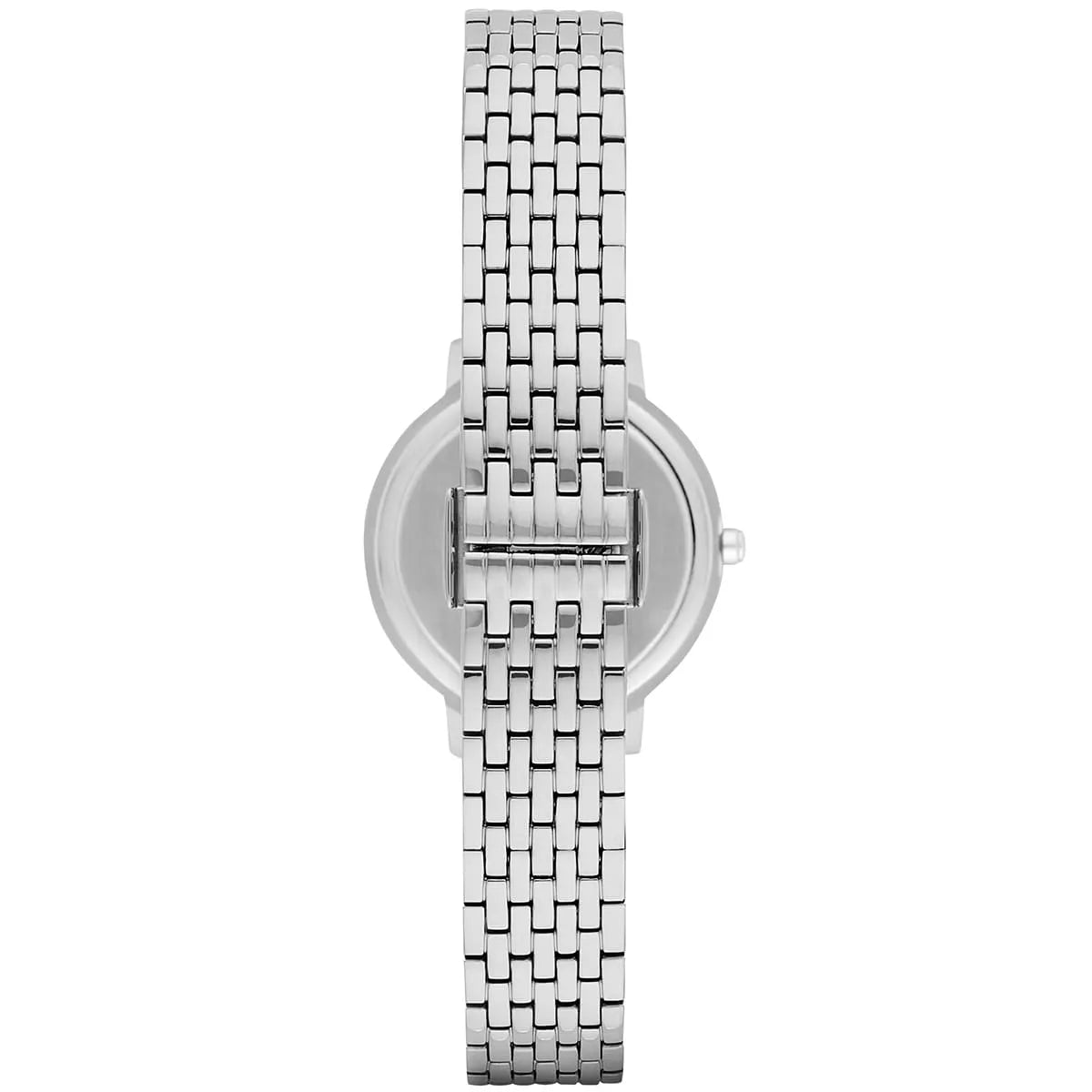 Emporio Armani Kappa Mother of Pearl Dial Silver Mesh Bracelet Women's Watch - AR2511