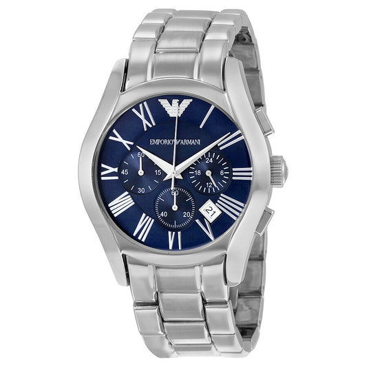 Emporio Armani Classic Chronograph Blue Dial Men's Watch AR1635 - BigDaddy Watches