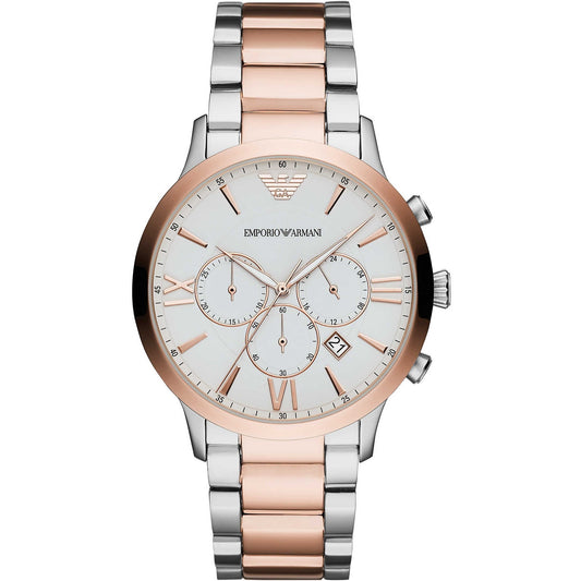 Emporio Armani Giovanni Chronograph White Dial Men's Watch AR11209 - Dawson Watches
