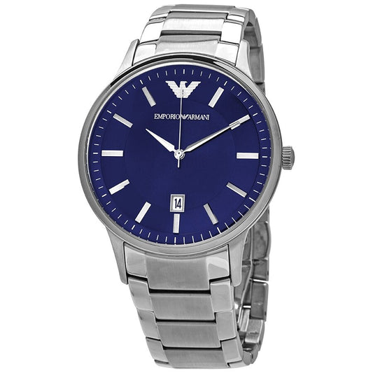 Emporio Armani Quartz Blue Dial Men's Watch AR11180 - BigDaddy Watches