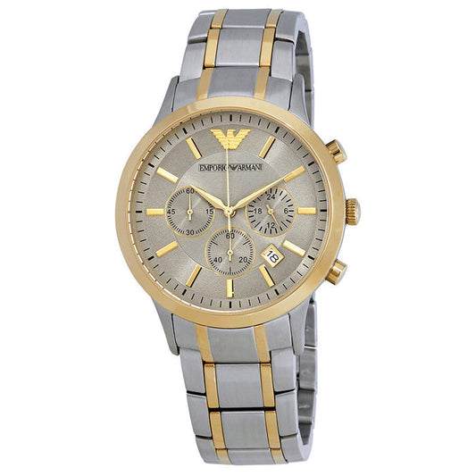 Emporio Armani Renato Chronograph Silver Dial Men's Watch AR11076