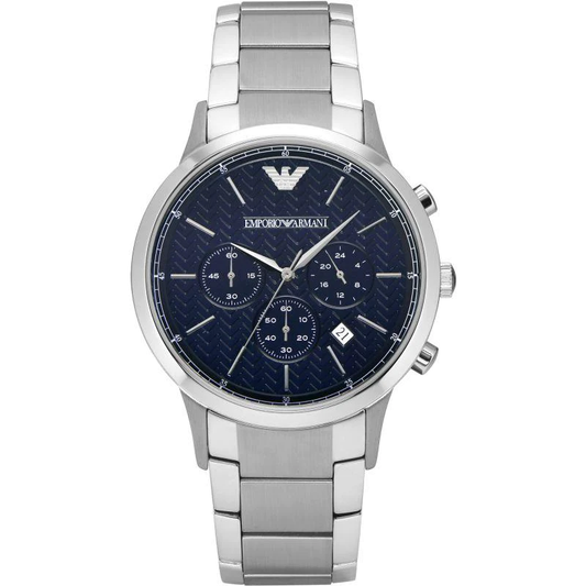 Emporio Armani Dress Chronograph Navy Blue Dial Men's Watch AR2486