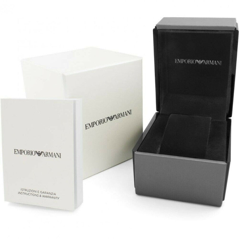 Emporio Armani Aviator Chronograph Black Dial Men's Watch AR11104