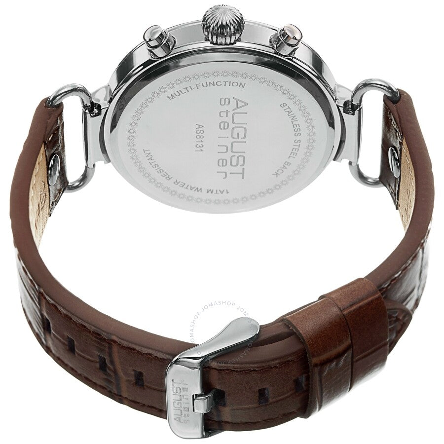 August Steiner Quartz Blue Dial Men's Watch AS8131BU - The Watches Men & Co #4