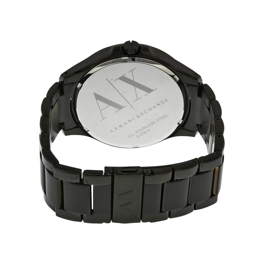 Armani Exchange Hampton Black Dial All Black Men's Watch - AX2104