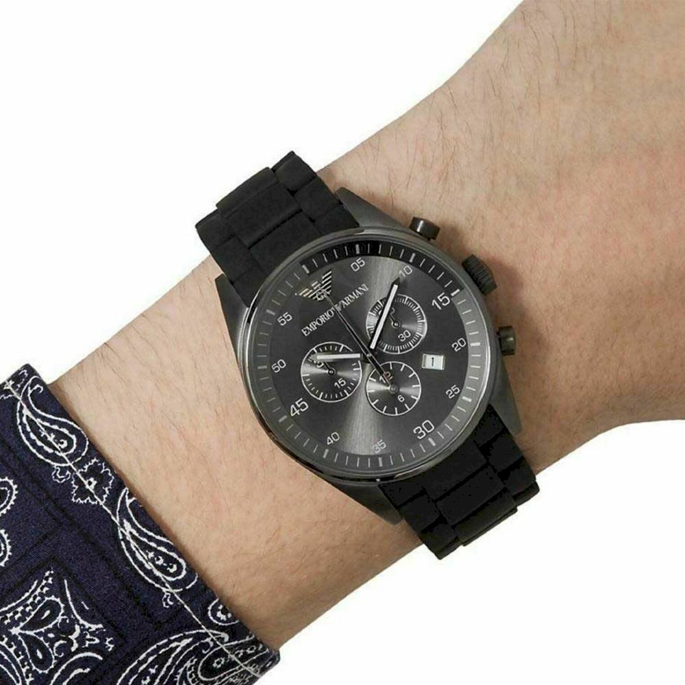 EMPORIO ARMANI Sport Chronograph Black Dial Men's Watch AR5889